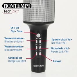 Micrófono Karaoke Bontempi