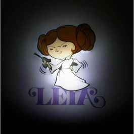 3D LIGHT FX Lámpara 3D LED Mini Leia Star Wars, Inalámbrica y Segura al Tacto