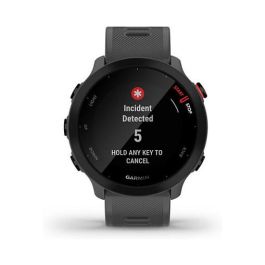 Garmin Forerunner 55 Reloj Inteligente GPS con Pantalla Táctil MIP, Resistente al Agua, Monitor de Frecuencia Cardíaca, Gris - 42 mm, 37 g