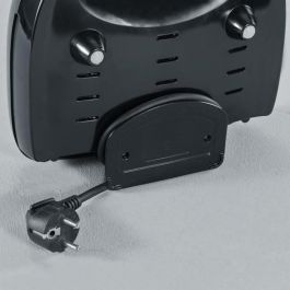 Severin SA-2969 Mister Crunch Machine Negro 600W con Placas Antiadherentes y Cuerpo de Acero Inoxidable Fácil Limpieza