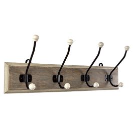 Perchero de Pared Romimex Natural Madera Metal Cerámica 48 x 17 x 10 cm Precio: 47.49999958. SKU: B13GJE8P8L