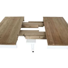 Mesa de Comedor Home ESPRIT Blanco Abeto 100 x 100 x 78 cm
