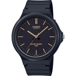 Casio MW-240-1E2VEF Reloj de Resina Negro con Resistencia al Agua de 5 Bares