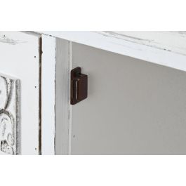 DKD Home Decor Cajonera Romántica de Madera Blanca con 5 Cajones y 1 Puerta (38 cm Fondo x 78 cm Ancho x 102 cm Alto)