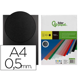 Liderpapel Tapa Encuadernacion Polipropileno Negro Opaco A4 0.5mm Paquete 100 Unidades Precio: 23.94999948. SKU: B194AJX55Q