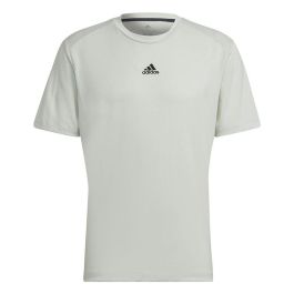 Camiseta de Manga Corta Hombre Adidas Aeroready Blanco M