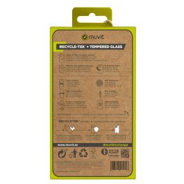 Muvit Funda para iPhone 15 Pro +, Recycletek, Material Reciclado, Protección y Eco Responsable