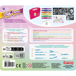 Lansay Blopens Mi Maleta Fantástica Juego de Arte y Manualidades con Estuches para Niños a Partir de 5 Años - LAN3181860241325