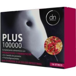 DIRECT NUTRITION Plus 100000 Probiótico 16Sbrs con Prebióticos, Pomelo y FOS para Equilibrio Microbiológico, 16 sticks Precio: 18.5000002. SKU: B1J2BT75JL