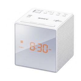 Sony Radiodespertador ICF-C1W Blanco AM/FM con Alarma Gradual y Batería de Reserva Precio: 39.49999988. SKU: S0400768