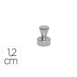 Maul Imanes Cónicos de Neodimio (D=1.2cm) Pack 5 Unidades Color Plata para Fijación Precio: 11.49999972. SKU: B124HH6S68