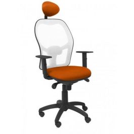 Silla Piqueras Y Crespo Jorquera Brazos Regulables Cabecero Fijo Mecanismo Sincro Con Regulador De Tension Respaldo De Malla Blanca Y Asiento Tapizado Bali Naranja Precio: 350.68999966. SKU: S5702771