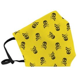 Mascarilla De Proteccion Reutilizable Fuli Grande Talla L Skull Amarillo Precio: 6.59000001. SKU: B152H6HEEV