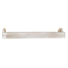 DKD Home Decor Bandeja Decorativa Cottage de MDF para Macetas, Juego de 2 Unidades en Verde y Beige, 40x30x6 cm