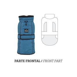 Impermeable Con Forro Polar Tormenta Perfecta Sin Patas Azul