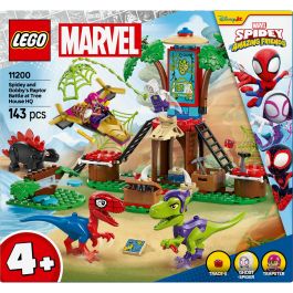 LEGO 11200 Spidey y Gobby: Batalla de Raptores – Set de Construcción Casa del Árbol Marvel Spidey y su Superequipo con Minifiguras y Dinosaurios
