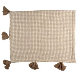 Plaid Nido Abeja Beige 125X150 Home Deco Factory