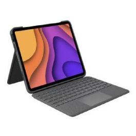 Logitech Funda Folio Touch con teclado y panel táctil, retroiluminación, QWERTY español, gris Oxford, para Apple iPad Air 10.9 pulgadas (4ª generación) Precio: 162.50000041. SKU: S7805672