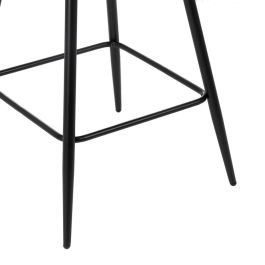 Taburete Verde Tejido-Metal Salón 45 X 55 X 92 cm