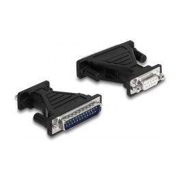 DeLOCK Adaptador USB 2.0 a RS-232 Serial, USB Tipo-A Macho a D-Sub 9 Hembra + D-Sub 25, 1.8 m, Negro