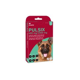 Pulsix Pipeta Antiparasitaria Spot-On para Perros de 25-40 kg, 400 mg - 2000 mg, 4 x 4 mL Precio: 37.4999999. SKU: B1HC29K365