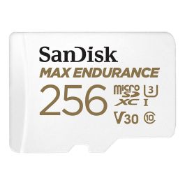 Sandisk Tarjeta MicroSDXC de 256GB Max Endurance, 100MB/s Lectura, 40MB/s Escritura, Clase 10, UHS-I, V30 con Adaptador SD Precio: 186.68999976. SKU: B1AL5X62JF