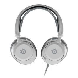 SteelSeries Arctis Nova 1P Auriculares Diadema Gaming Blanco 61612 con Micrófono Cancelación Ruido Jack 3.5mm Multiplataforma Alámbrico Supraurales Juego