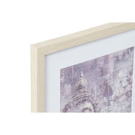 DKD Home Decor Cuadro Oriental con Buda, Set de 4 Unidades Surtidas Aleatoriamente, Dorado 2 x 45 x 35 cm, Material Ps