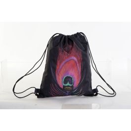 Mochila Glam DKD Home Decor Multicolor Negro 1 x 36 x 28 cm (12 Unidades)