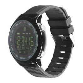 RELOJ INTELIGENTE LEOTEC HARDY LIFE NEGRO - ESFERA 2.79CM FULL VIEW RETROILUMINADO IP67 - BT 4.0 - ALERTAS - PODÓMETRO - BAT. 1 AÑO - COMP IOS/ANDROID