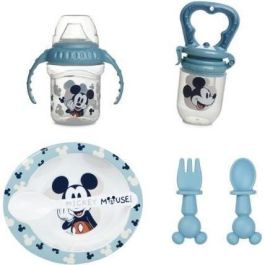Pack comida THERMOBABY MICKEY 1ª edad - 1 mordisqueador + 1 bol + 1 vaso con asa + 2 cucharas