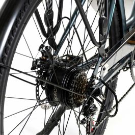 SmartGyro Bicicleta Eléctrica de Paseo Sunset Rueda 27.5" Motor 250W Batería 10Ah 60km Autonomía SHIMANO 6 velocidades Negro
