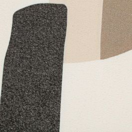 DKD Home Decor Cuadro Abstracto Beige Blanco 4 x 50 x 100 cm (2 Unidades) Lienzo y PS