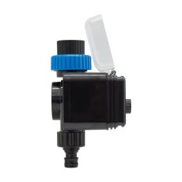 Aqua Control Programador de grifo doble salida c5005 - 2 zonas de riego, programación independiente, 1-72h, 1-120min
