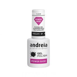 Andreia Power Base Clear 10,5ml - Base de alta viscosidad para esmalte semipermanente, aumenta resistencia y repara imperfecciones Precio: 6.89999959. SKU: S4257138