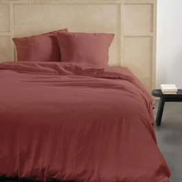 Today Juego de Cama 123670 para 2 Personas - 240x220cm Gasa de Algodón Lisa Terracota Precio: 47.49999958. SKU: B1AAXAX6WB