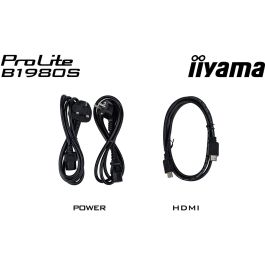Iiyama ProLite B1980S-B1 Monitor LED 19" 1280x1024 VGA, Altavoces, montaje VESA, Negro