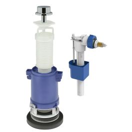 Rousseau AAAAX63332 Kit Cisterna Inodoro Extraíble – Certificado NF – Silencioso – Antisifonaje – Ajustable