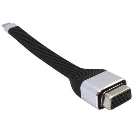 Adaptador USB C a VGA i-Tec C31FLATVGA60HZ Negro Adaptador USB C a VGA i-Tec C31FLATVGA60HZ Negro