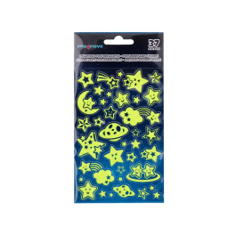 Imaginovo Pegatinas Luminosas Estrellas con Relieve 190x105 mm