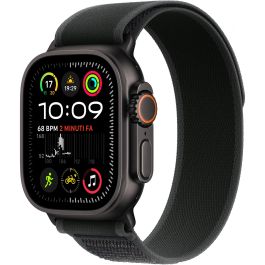 Apple Watch Ultra 2 GPS + Cellular 49mm Caja Titanio Negra con Correa Trail Loop Negra M/L Precio: 910.50000019. SKU: B12DQNRMGW