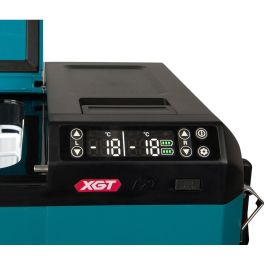 Makita CW004GZ Caja Refrigeradora y Calentadora 40V, Portátil 29 L, -18 a 60 °C, Batería/Corriente/CC