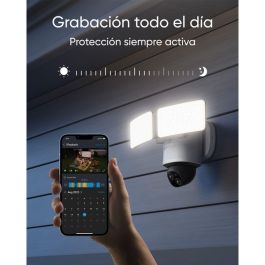 Eufy E340 Cámara de Seguridad IP Floodlight 3K Dual Cam 360° Pan/Tilt Wi-Fi 6 Interior/Exterior IP65 Almacenamiento Local Sin Cuotas