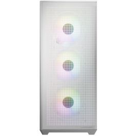 LC-Power LC-811W-ON Midi Tower Gaming PC Blanco con Ventana de Vidrio Templado e Iluminación RGB para ATX/EATX