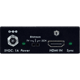 Muxlab Extractor De Audio HDMI 4K/60 con Salidas Óptica y Minijack de Audio