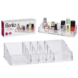 Berilo Organizador 11 Huecos Grandes Laterales Plástico Transparente 22.7 x 4.7 x 9 cm (Set de 12) Precio: 32.49999984. SKU: S3601851