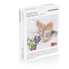 Parches Desintoxicantes para Pies Lavender InnovaGoods 10 Unidades