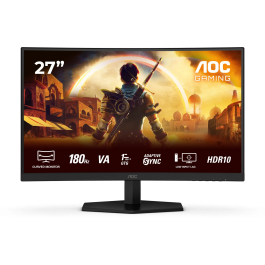 Aoc C27G42E Monitor Curvo Gamer 27'' FHD 180 Hz 0,5 ms Panel VA Precio: 156.50000003. SKU: B14F6EMGPK