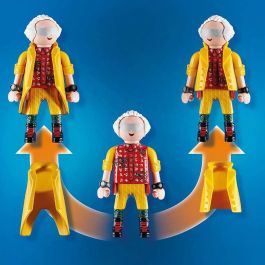 Playmobil Regreso Al Futuro Persecucion En Monopatín Con Marty McFly y Dr. Brown