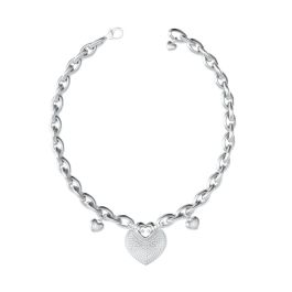 Collar Mujer Guess JUBN05205JWRHT-U Plateado Precio: 129.49999953. SKU: B17BB58F2W